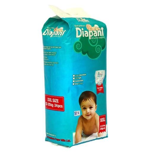 Bashundhara Diapant Diapers (XXL) 12-25kg 24pcs
