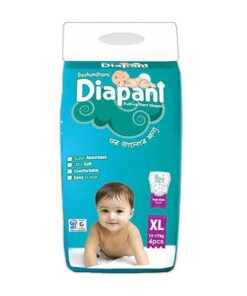 Bashundhara Diapant Baby Diaper XL (12-17 kg) 4 pcs