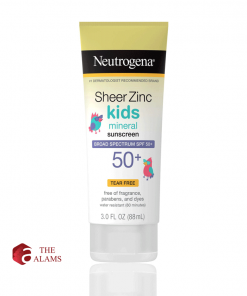 Neutrogena Sheer Zinc Kids Mineral Sunscreen SPF 50+, 88 ml