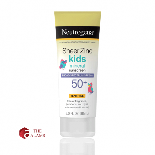 Neutrogena Sheer Zinc Kids Mineral Sunscreen SPF 50+, 88 ml