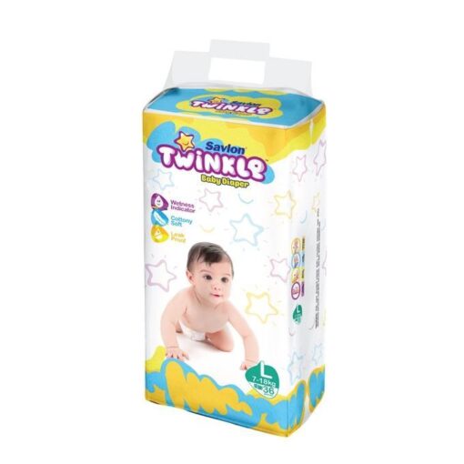 Savlon Twinkle Baby Belt Diaper L 7-18kg 36pcs