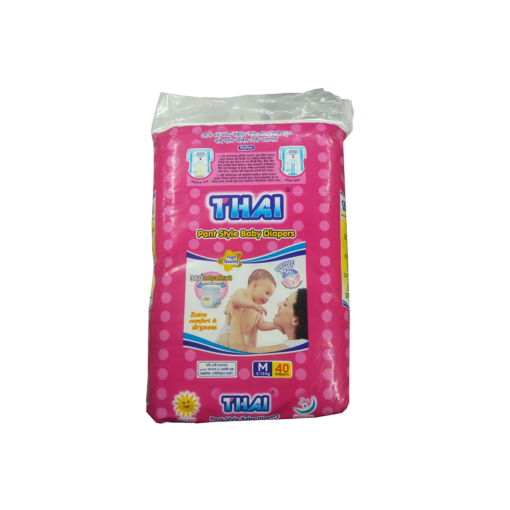 Thai Pant Style Pant Diaper (M) 5-13kg 40pcs