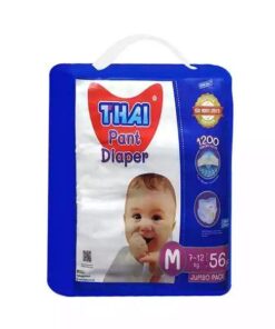 Thai Pant Style Pant Diaper (M) 7-12kg 56pcs