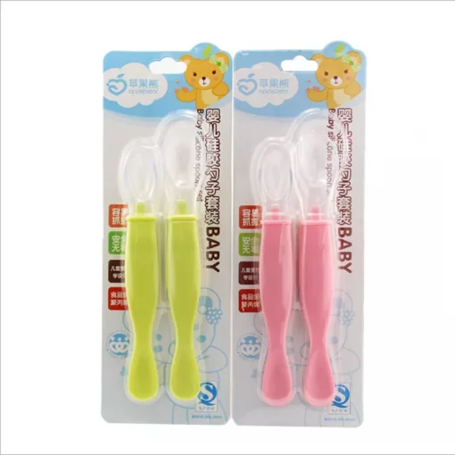 Apple Bear Silicone Spoon For Baby