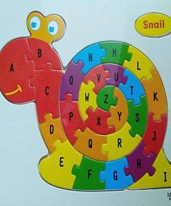 Wooden Education Learning Puzzle for Kids - Multicolor