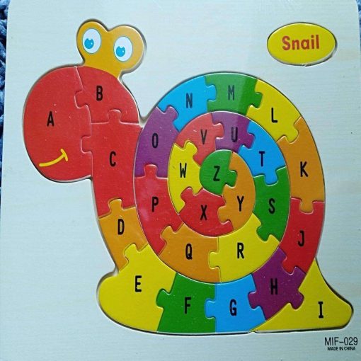 Wooden Education Learning Puzzle for Kids - Multicolor