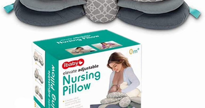 Adjustable Nursing Pillow and Position Breastfeeding Baby