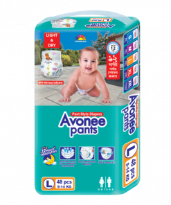 Avonee Baby Diaper. Pant System. Large Size. 9-14 kg. 48 Pieces