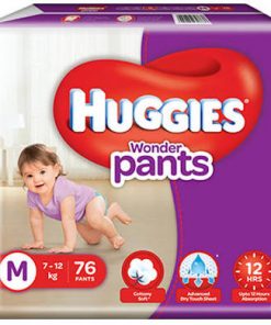 Huggies Wonder Pants. Pant System Baby Diaper. Medium Size. 7-12 kg. 76 pieces