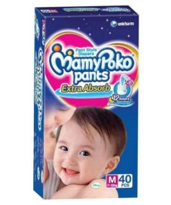 MamyPoko Pants Diaper (Pant System) M (7-12 kg) (India) 40pcs