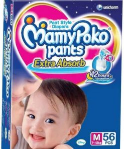 MamyPoko Pants Diaper (Pant System) M (7-12 kg) (India) 56pcs