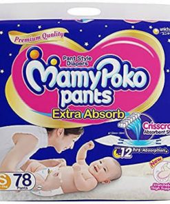 MamyPoko Pants Diaper (Pant System) S (4-8 kg) (India) 78pcs