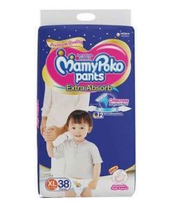 MamyPoko Pants Diaper (Pant System) XL (12-17 kg) (India) 38pcs