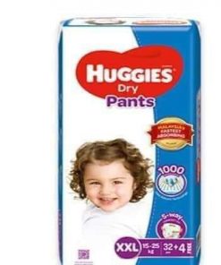 Huggies baby diaper. Pant System Diaper. XXL size. 15-25 kg. 36 pieces